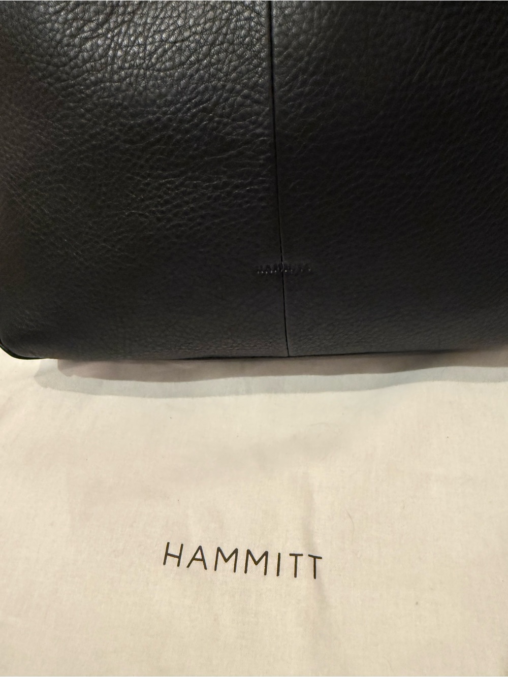 NWT Hammitt Tim Medium - Soft Leather Shoulder Bag - Black/Brushed Gold - Picture 15 of 16